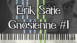 Erik Satie  Gnossienne 1 Piano Tutorial [upl. by Ariay]