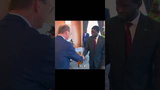 Émissaire de Poutine reçu en audience par le Président Bassirou Diomaye bassirou faye shorts [upl. by Warram]