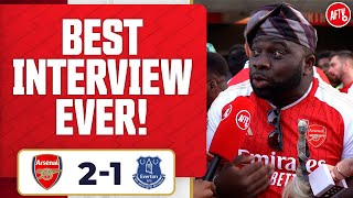 This Is The Best Interview Kelechi  Arsenal 21 Everton [upl. by Jarrid]