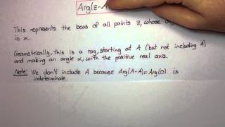 HSC Maths Ext2  Complex Numbers  Geometric Locus standard forms [upl. by Ayila]