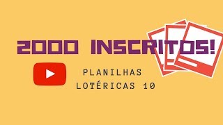 Planilha Brinde da Lotomania  80 Dezenas  30 Fixas e 50 Variáveis [upl. by Attecnoc]