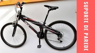 Suporte de parede para bike  Faça você mesmo com R 1000 [upl. by Ardnot593]