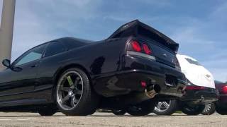 Nissan skyline r33 GTR Kakimoto Full Mega N1 Exhaust [upl. by Lokin]