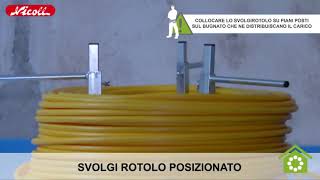 Riscaldamento a pavimento bagni EcofloorMat ITA [upl. by Idnod738]