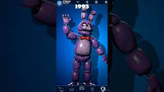 Original bonnie evolution🐇 fanmade plslikesubscribe fnaf [upl. by Notrab]