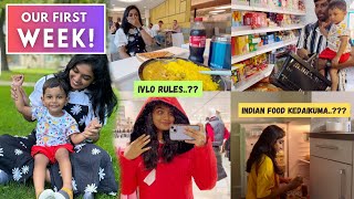 தமிழில் Living my abroad dreams😅  Life in Germany Epdi Iruku  Our First week outingShopping [upl. by Elita]