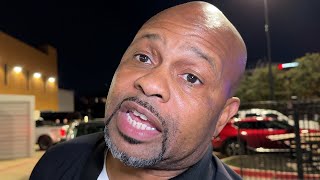 Roy Jones Jr REACTS to Mike Tyson slapping Jake Paul at weigh in [upl. by Sarad]