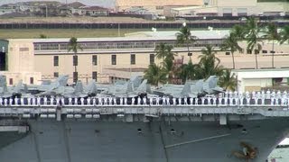 USS Kitty Hawk CV63 Arrives in Pearl Harbor [upl. by Dale125]