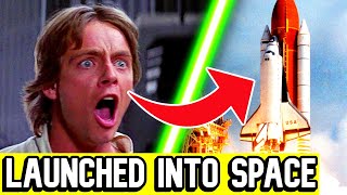 Luke Skywalker’s Lightsaber Went Into Space shorts [upl. by Gradey]