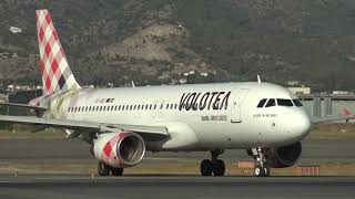 Volotea Airbus 320 ECOEI Taxing Malaga LEMG [upl. by Dnomed78]