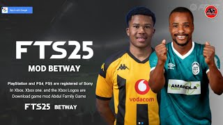 DOWNLOAD FTS 2025 MOD BETWAY PREMIERSHIP NEW UPDATE TRANSFER 202425PES2025BETWAY [upl. by Naivaf555]