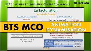 AIDE BTS MCO  Les bases de la facturation  3R  U42 ANIMATION et DYNAMISATION [upl. by Bev493]