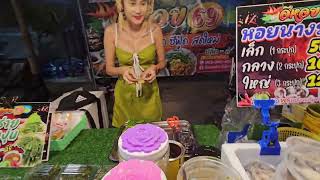 PATONG BEACH PHUKET THAILAND STREET FOOD NIGHT MARKET TOUR DEC 16 2023 [upl. by Kuo]