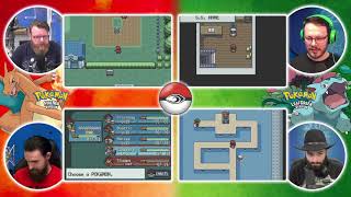 Pokemon 1st ever Randomizer 4 Way Race 3 FireRedLeafGreen [upl. by Atilem]