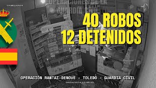 Desmantelada una banda de Toledo tras cometer más de 40 robos en estancos bares y restaurantes [upl. by Aidiruy]