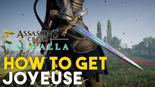 Assassins Creed Valhalla Siege Of Paris DLC How To Get Joyeuse Weapon Future Past Trophy Guide [upl. by Brunelle]