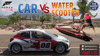 Car vs Water Scooter Who will win the race  Forza Horizon 5  Gameplay  15 [upl. by Vinita]