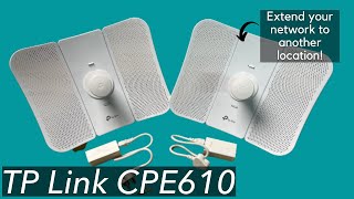 TP Link CPE610 amp CPE710  Wireless Network Extender [upl. by Latif307]