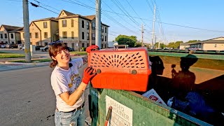 Dumpster Diving  Clothes Camping Gear amp Dumpster Melon Update [upl. by Peppi325]