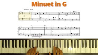 Minuet in G by Georg Bohm  Trinity Grade 2 Pieces  Latest Syllabus [upl. by Asylem]