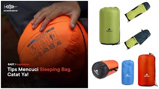 TIPS MENCUCI SLEEPING BAG  EIGER KNOWLEDGE [upl. by Emmet]