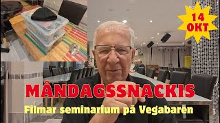 20241014 MÅNDAGSSNACKIS  Filmar seminarium på Vegabaren  Tekniknördvarning [upl. by Aecila]