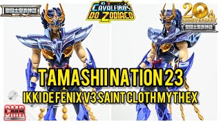 Tamashii Nation 23  Ikki de Fênix Final Armor Saint Cloth Myth EX [upl. by Elletnuahs]