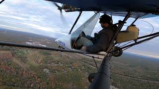 FOLIAGE Flight And another Amazing SUNSET Flightstar  Ultralight FLYING [upl. by Monahon853]