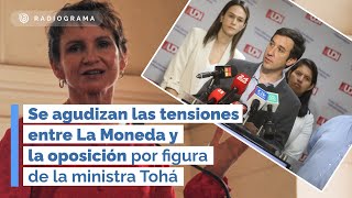 Se agudizan las tensiones entre La Moneda y la oposición por figura de ministra Tohá [upl. by Julian]