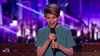 Merrick Hanna All performances Americas got talent 2017 Live shows Judge cuts First audition AGT [upl. by Wieren486]