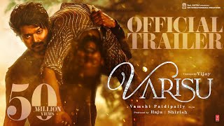 Varisu  Official Trailer  Thalapathy Vijay  Rashmika  Vamshi Paidipally  Dil Raju  SThaman [upl. by Aicilev]