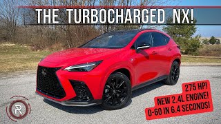 The 2022 Lexus NX 350 FSport Is A Solidly MidPack Turbocharged Luxury SUV [upl. by Pirozzo]