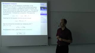 Multiple View Geometry  Lecture 8 Prof Daniel Cremers [upl. by Yeruoc]