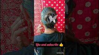 Most viral hairstyle ❤️ytshots makeup hairstyle hack shortvideo shorts support youtube [upl. by Sheply]