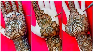 Top  3 मकर संक्रांति Special Fronthand mehndi design Simple mehndi design  mehndi design Mehandi [upl. by Nolat]