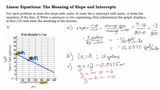 Modeling Applications with Linear Functions [upl. by Ecidnacal]