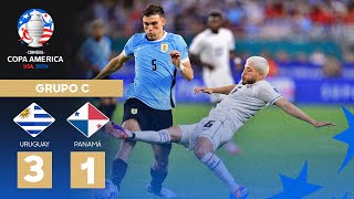 Copa América 2024  Uruguay 31 Panamá  Grupo C [upl. by Eluj743]