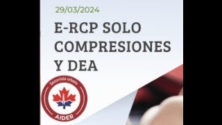 CURSO DE RCP OVA Y USO DEL DEA [upl. by Ellehcim]