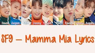 SF9 – Mamma Mia Hang Rom amp Eng Lyrics [upl. by Lorelle]