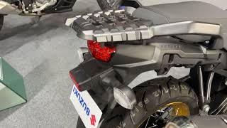 Suzuki V Strom 650 XT 2023 Walkaround  Moto Expo 2023 [upl. by Ahsyekat484]