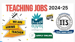 Wanted Qualified and Experienced Teachers Doha amp Abudhabi Teaching Jobs 202425‎OVERCOMEJOBS [upl. by Dorsman]