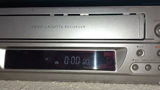 PHILIPS VCR rewind and fast forward 1h cassette tape [upl. by Horvitz]