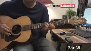 Sepia Toned  Trinity Acoustic Guitar 4th Grade Exam Piece Tutorial [upl. by Aldas]