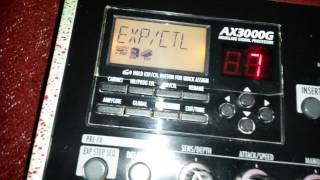 metal korg ax3000g Thrash demo korg [upl. by Kegan]