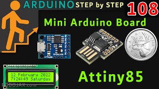 Using Digispark Attiny85 Mini Arduino boards Lesson 108 [upl. by Matthaeus]