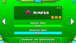 Geometry Dash  Jumper 100 Complete [upl. by Merilyn600]