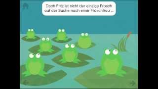 Fritz Frosch Kleinkinder Bilderbuch App [upl. by Sivolc920]