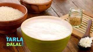 How to Make a Perfect Dosa Batter Basic South indian Batter Recipe for Idli and Dosa by Tarla Dalal [upl. by Grimonia]