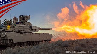 American M1A2 Abrams Tanks LiveFire Exercise in Europe [upl. by Wilhelm]