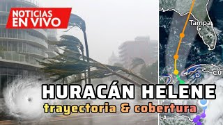 🔴 NOTICIAS del HURACÁN HELENE EN VIVO cobertura amp trayectoria rumbo a ESTADOS UNIDOS 26924 [upl. by Nodnol]